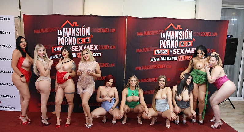 Sex Mex XXX Gali Diva, Loree Love, Silvia Santez, Nicole Zurich, Angie Miller, Analia, Gatita Veve, Haide Unique, Paty Acevedo Mansion Sexmex Red Carpet 2